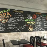 Board menu  at El Punto Vegano in Catano