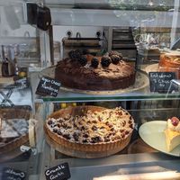 Vegan choco framboise at Bloom in Luxembourg City