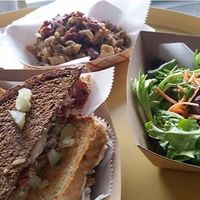 Breakfast spread at & Juice Co in Columbus