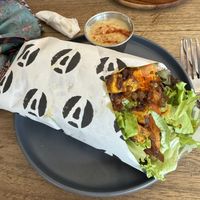 Franki wrap  at Amaranto in Bocas Del Toro