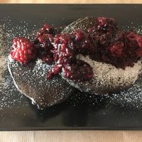 Chocolate pancakes at Foxy Factory in Villefranche-sur-saone