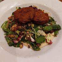 Not the best picture, but this might be the best salad I've ever had! So much flavour and a great balance between elements. at Hector's in Edinburgh