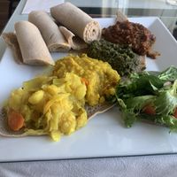Vegetable platter  at Addis in San Diego