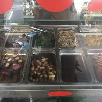 Typical vietnamese chay buffet at Com Chay Tam  in Can Tho
