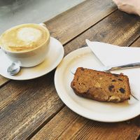 Banana bread. Vegan at The Roome in South East London