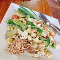 Pad thai with tofu at Very Good in Pak Nam Pran
