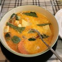 Red Thai curry with tofu   at Very Good in Pak Nam Pran