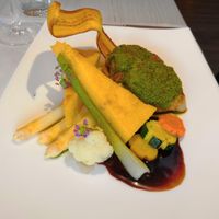 Polenta und weisse Spargel at Frederick in Ruggell