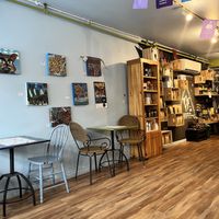 Cafe interior  at Lotus Bleu Cafe in Edmundston
