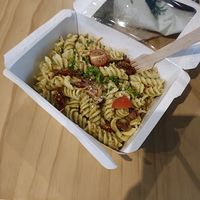 Pesto pasta - pretty good size, $9 at Discover Milford Sound Information Centre in Milford Sound