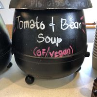 Two soups offeeed, one was vegan at Discover Milford Sound Information Centre in Milford Sound