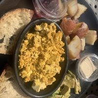 Traditional breakfast  at The Hummingbird Cafe in Butte