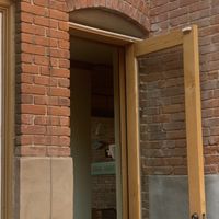 Love the building  at The Hummingbird Cafe in Butte