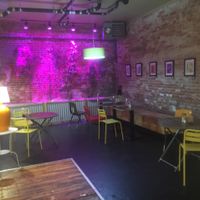 cool back bar area at The Hummingbird Cafe in Butte