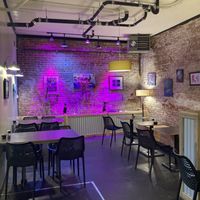 Interior seating; loved the vibe!  at The Hummingbird Cafe in Butte