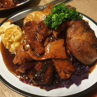 Gammon roast at The Roundhill in Brighton