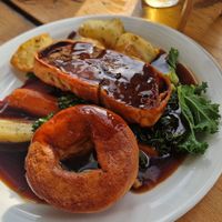 Mushroom Wellington at The Roundhill in Brighton