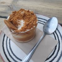 Biscoff mousse at The Roundhill in Brighton