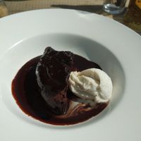 Chocolate Brownie at The Roundhill in Brighton