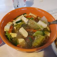 Glass noodles soup with veggies at Ying Ying's Kitchen in Koh Phangan