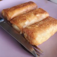 Vegetable spring rolls at Ying Ying's Kitchen in Koh Phangan