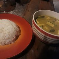 Green curry at Ying Ying's Kitchen in Koh Phangan