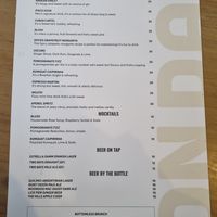 Cocktails at Onda in Richmond