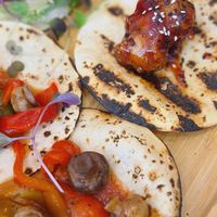 Tacos (mushroom and also cauliflower) at Onda in Richmond