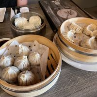 Bao and dumplings  at Unit Su Vege in Philadelphia