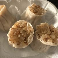 Sticky rice shumai (tastes like ham rice, not a fan) #Veganuary at Unit Su Vege in Philadelphia