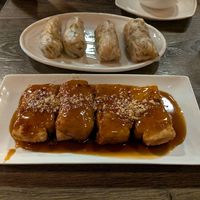 Bean sprout rolls and cashew tofu dim sum at Unit Su Vege in Philadelphia
