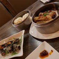 Don't miss the bean curd skin rolls  at Unit Su Vege in Philadelphia