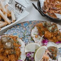 Vegan tacos at The Hen's Teeth in Alicante