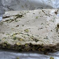 Pistachio sesame halva  at SesamMe in North London