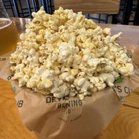 House popcornn  at Devil's Club Brewing Company in Juneau