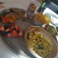 Vegan breakfast at Leen's in Abu Dhabi