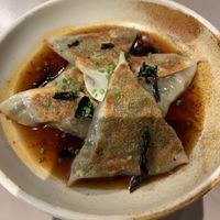 Mushroom Gyoza￼  at Leen's in Abu Dhabi