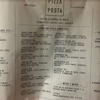  at Pizza Posta in Madrid