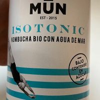 Sea water kombucha!! at Carrefour Bio in Madrid