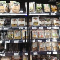 Veg instant products at Carrefour Bio in Madrid