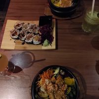 Bibimbap and tuna gimbap #Veganuary at Feel Seoul Good in Berlin