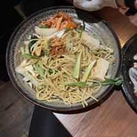 Tofu udon noodles and veg   at Feel Seoul Good in Berlin
