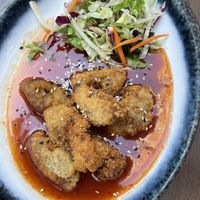 Starter: KFC with tomato sauce  at Feel Seoul Good in Berlin