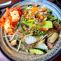C3 sweet potato glass noodle with kimchi at Feel Seoul Good in Berlin