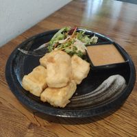 Tofu with peanut sauce at Feel Seoul Good in Berlin