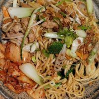 Wok with ramen at Feel Seoul Good in Berlin