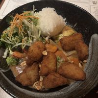 Veganes Hänchen mit Erdnusssauce   at Feel Seoul Good in Berlin