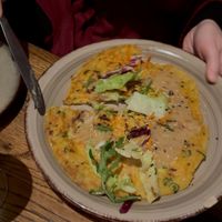Pancake (Jeon) was not crispy… and it was hard to identify what type of Jeon it is   at Feel Seoul Good in Berlin