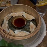 Steamed Kimchi dumpling. It is product   at Feel Seoul Good in Berlin