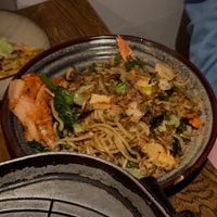 It was hard to describe what noodle it is as Korean. It was sort of stir-fried udong… Japanese or Chinese or Korean? No idea...  at Feel Seoul Good in Berlin